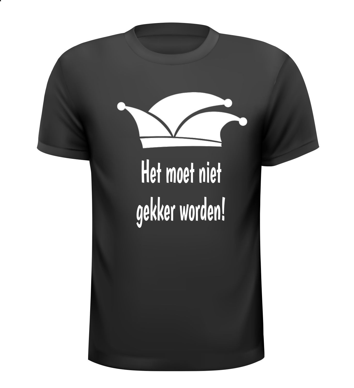 T-shirt voor Carnaval 2022 Covid feestje het moet niet gekker worden!