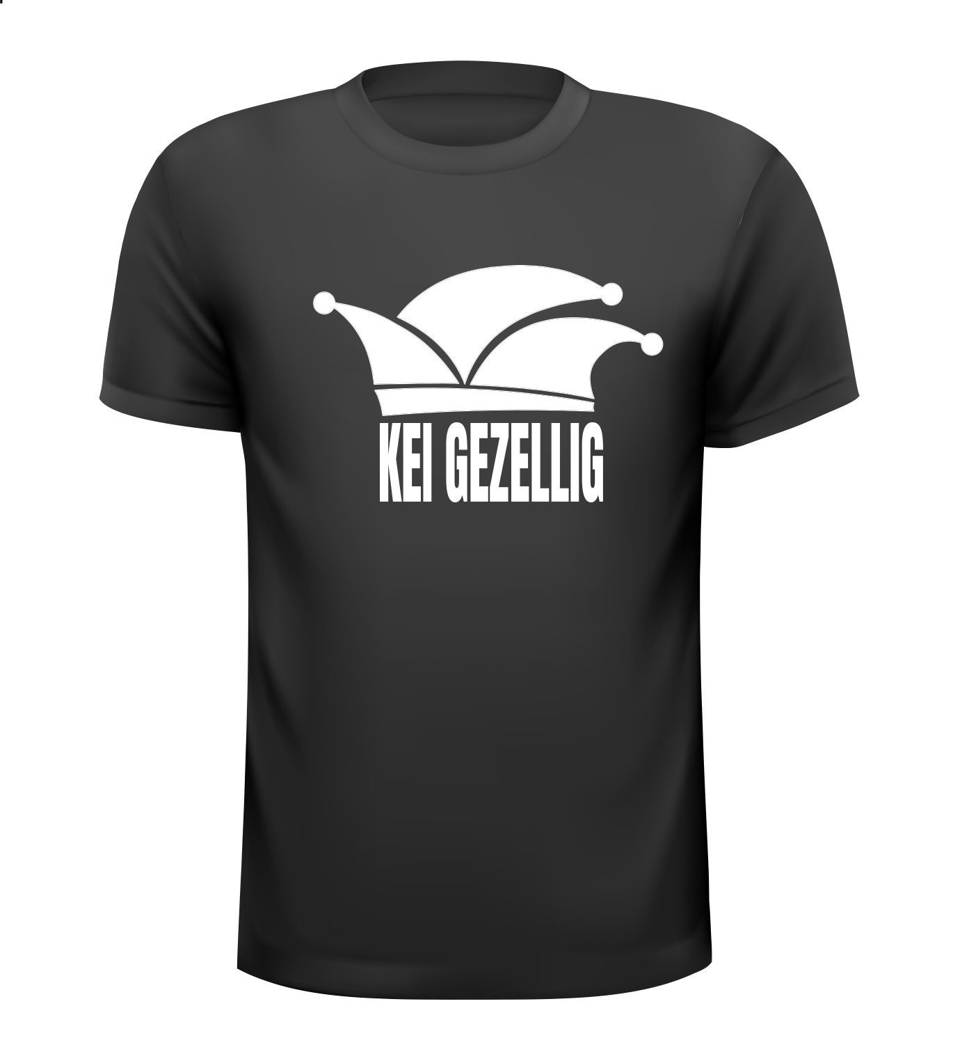 T-shirt voor Carnaval 2024 Kei gezellig feestje Carnavals shirtje