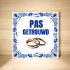 foto 3 Tegeltje voor een pas getrouwd stel