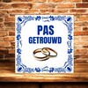 foto 4 Tegeltje voor een pas getrouwd stel