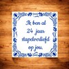 foto 2 Tegeltje voor je Valentijn ik ben al 24 jaar stapelverliefd op jou!
