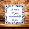 foto 3 Tegeltje voor Valentijnsdag ik ben al 17 jaar stapelverliefd op jou! zeventien jaar in love verliefd