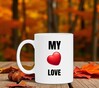 foto 4 Valentijn  Mok my love mijn liefde