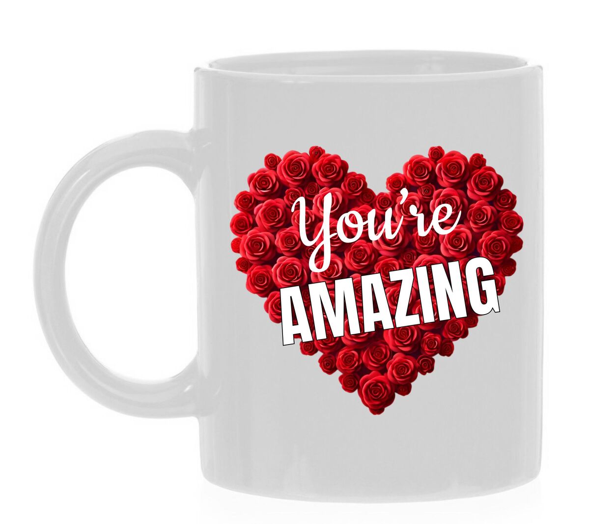 Valentijn koffie mok you're amazing