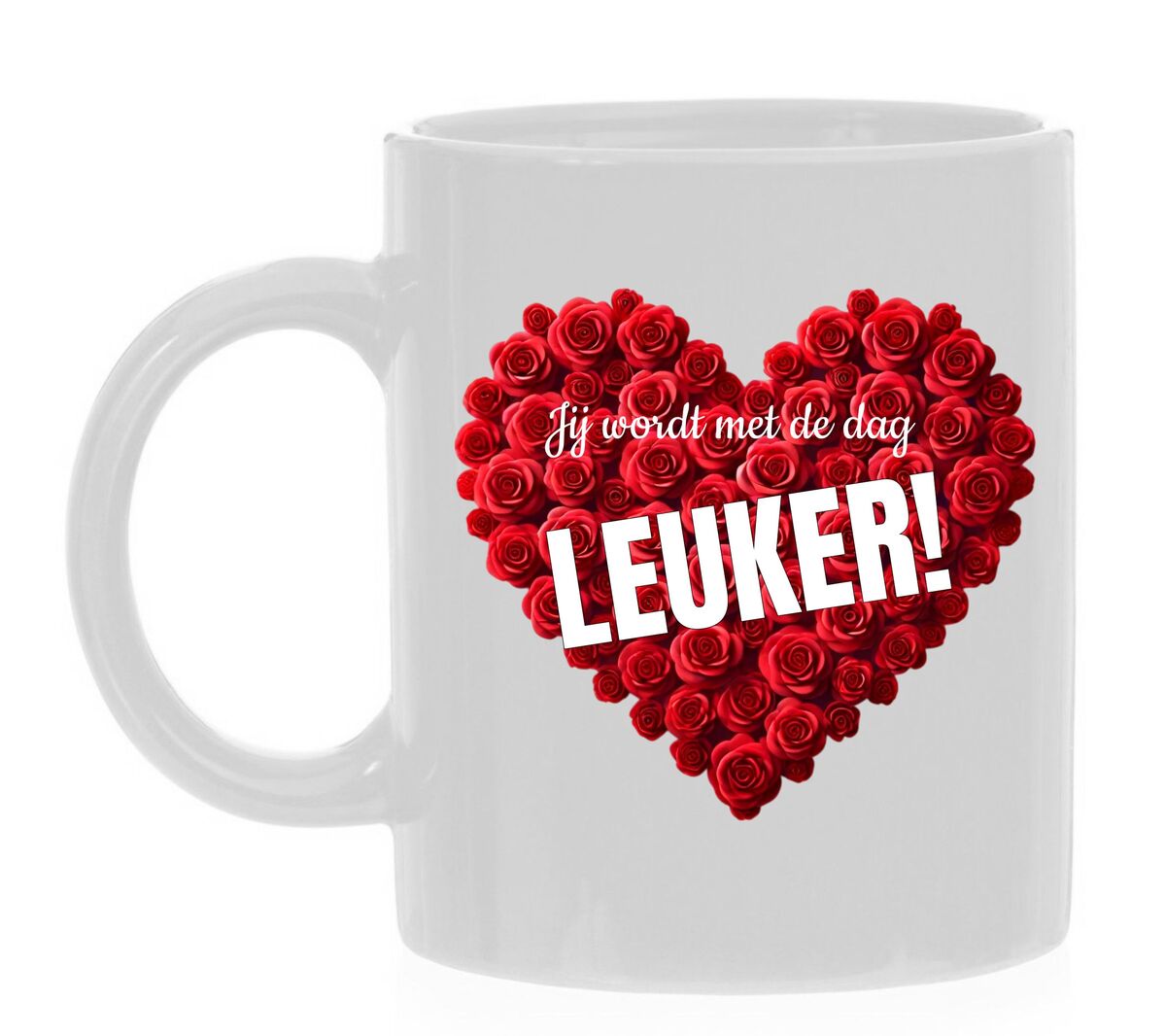Valentijn mok liefdes mok jij wordt met de dag leuker!