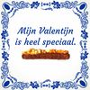 Valentijn spreuken tegel mijn Valentijn is heel speciaal