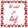Valentijn tegel ik vind je lief