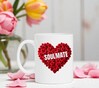 foto 3 Valentijn witte koffie mok soulmate