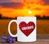 foto 4 Valentijn witte koffie mok soulmate