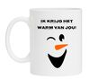 Valentijns mok liefdes mok ik krijg het warm van jou grappig kado leuk humor gek