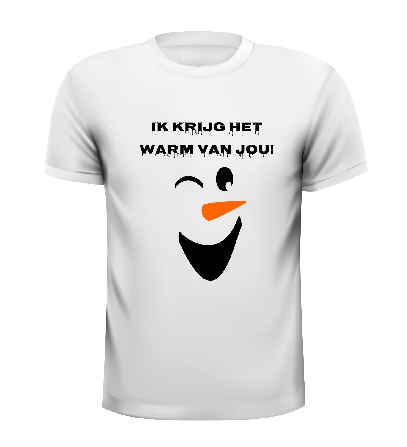 Valentijns T-shirt liefdes shirtje ik krijg het warm van jou