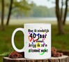 foto 3 Veertig jaar in dienst leuke cadeau mok  feestelijk en orgineel