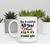 foto 4 Veertig jaar in dienst leuke cadeau mok  feestelijk en orgineel