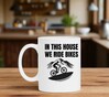 foto 4 Witte mok voor voor mountainbikers in this house we ride bikes
