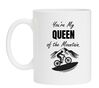 witte mok voor voor vrouwelijke mountainbikers youre my queen of the mountain
