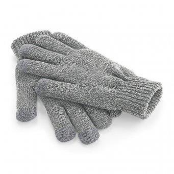 Licht grijze Slimme touchscreen-handschoenen