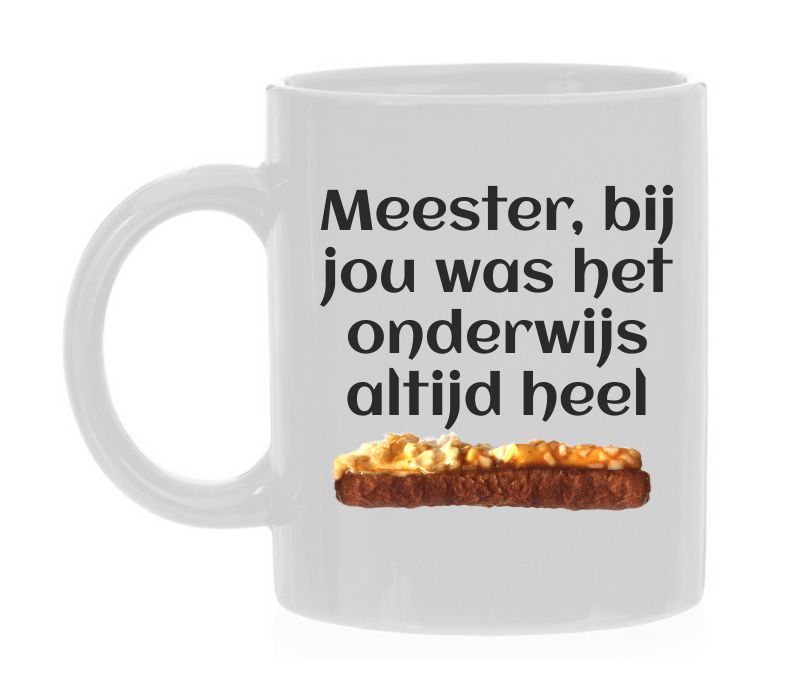 Meester, Bij jou was  het onderwijs heel speciaal cadeau