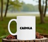 foto 2 Mok met naam de Carola meisjesnaam