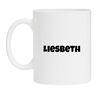 foto 1 Mok met naam de Liesbeth als opdruk