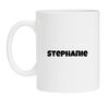 foto 1 Mok met naam de Stephanie meisjesnaam