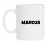 foto 1 Mok met naam Marcus leuk cadeau
