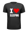 T-shirt i love sleeping ik hou van slapen