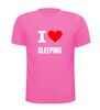 foto 11 T-shirt i love sleeping ik hou van slapen