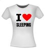 foto 4 T-shirt i love sleeping ik hou van slapen