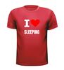 foto 7 T-shirt i love sleeping ik hou van slapen