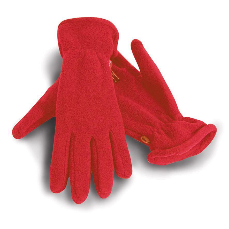 Volwassen wanten brandweer rood Polartherm Handschoenen voor een wintersedag