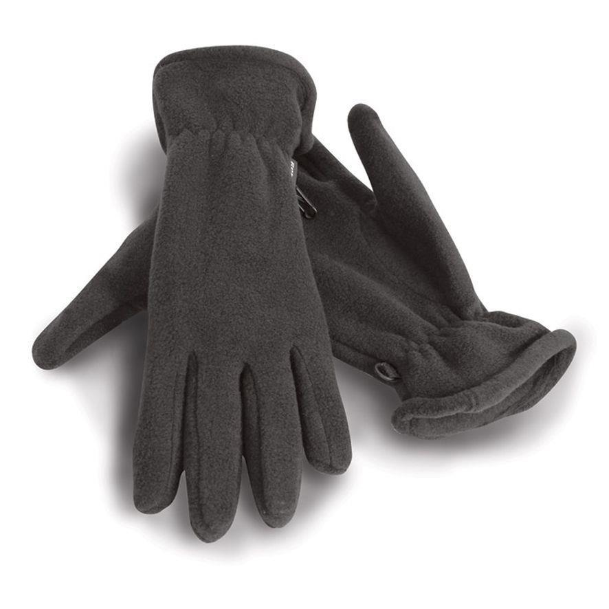 Volwassen wanten houtskool grijs Polartherm Handschoenen voor een wintersedag