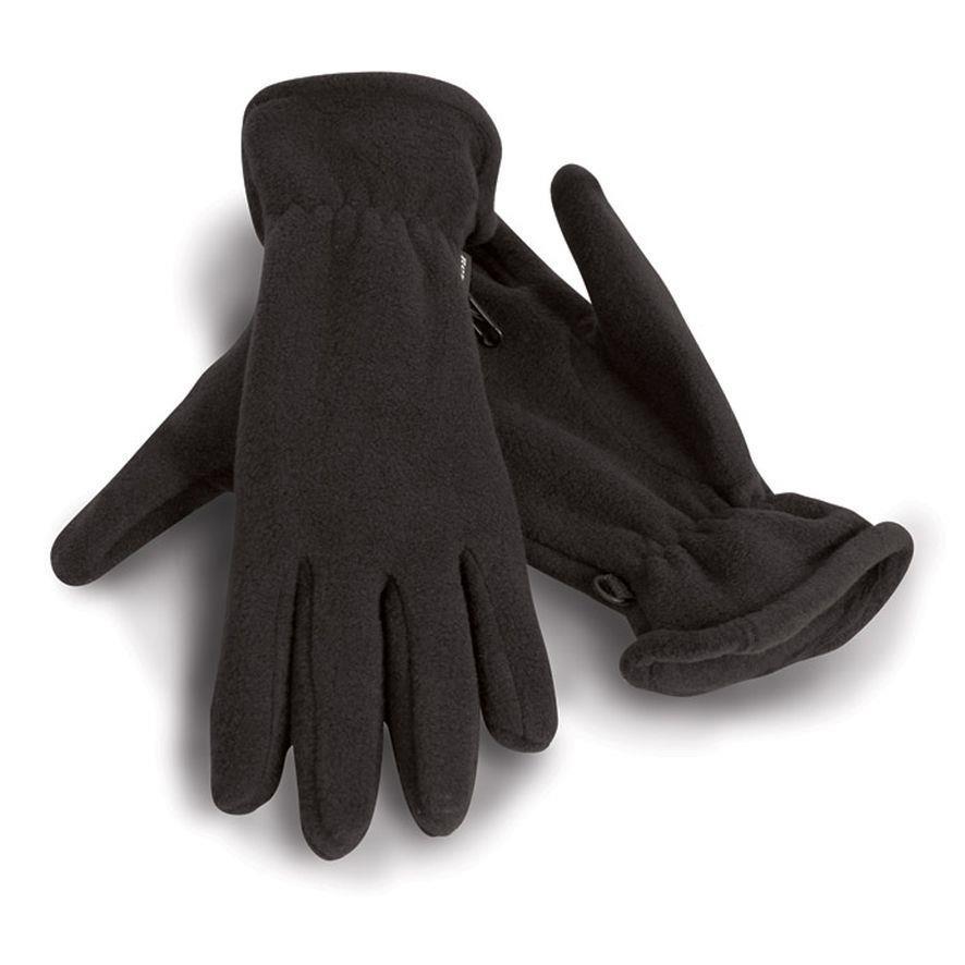Volwassen wanten zwart Polartherm Handschoenen voor een wintersedag