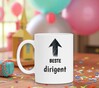 foto 4 Witte koffie mok voor de beste dirigent