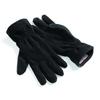Zwarte winterhandschoen unisex volwassen Anti-Pluis