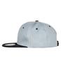 Grijze Pet met de klep in de kleur zwart Volwassen Bronx Snapback Cap