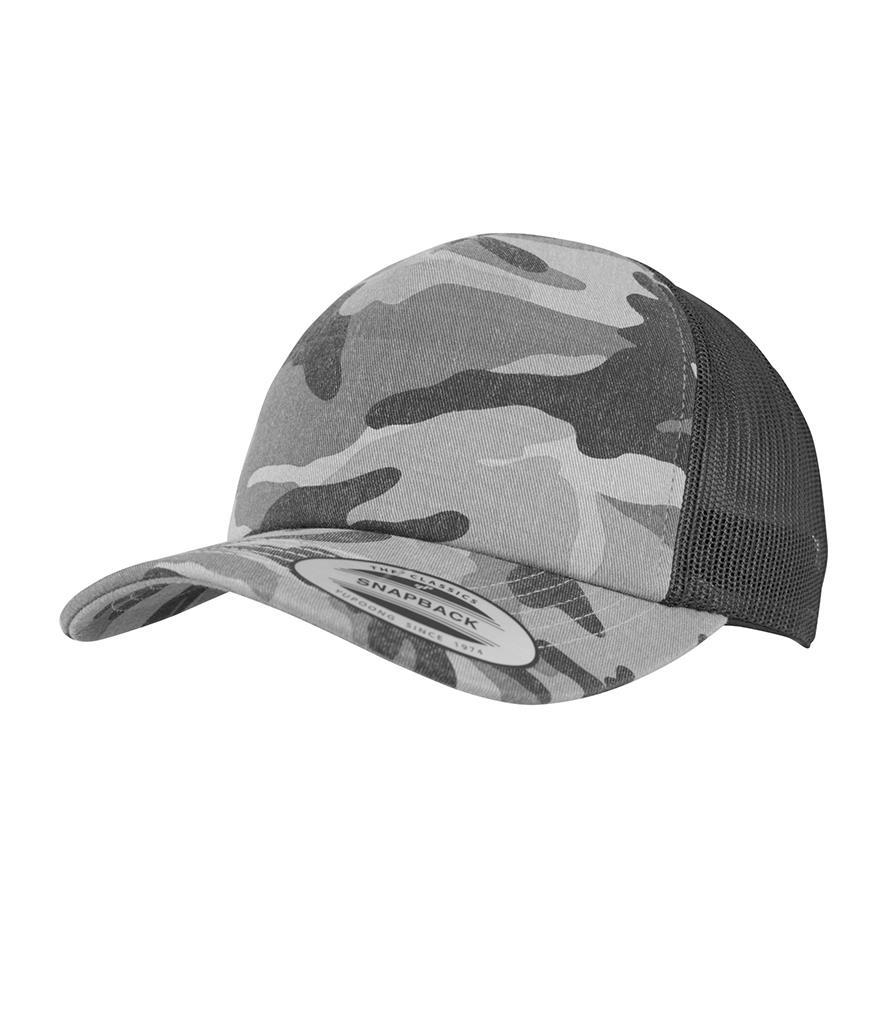 Klassieke Camouflage Trucker pet grijs