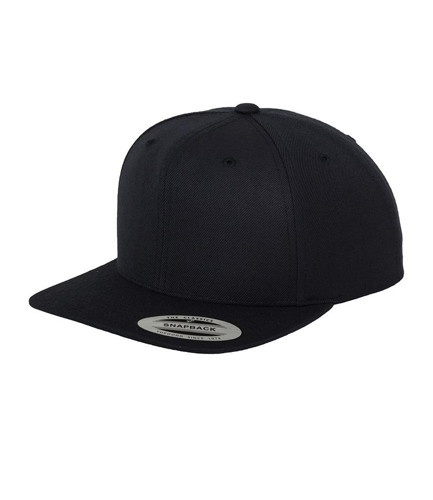 Klassieke Snapback pet donkergrijs