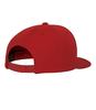 foto 2 Klassieke Snapback pet rood met groene onderklep