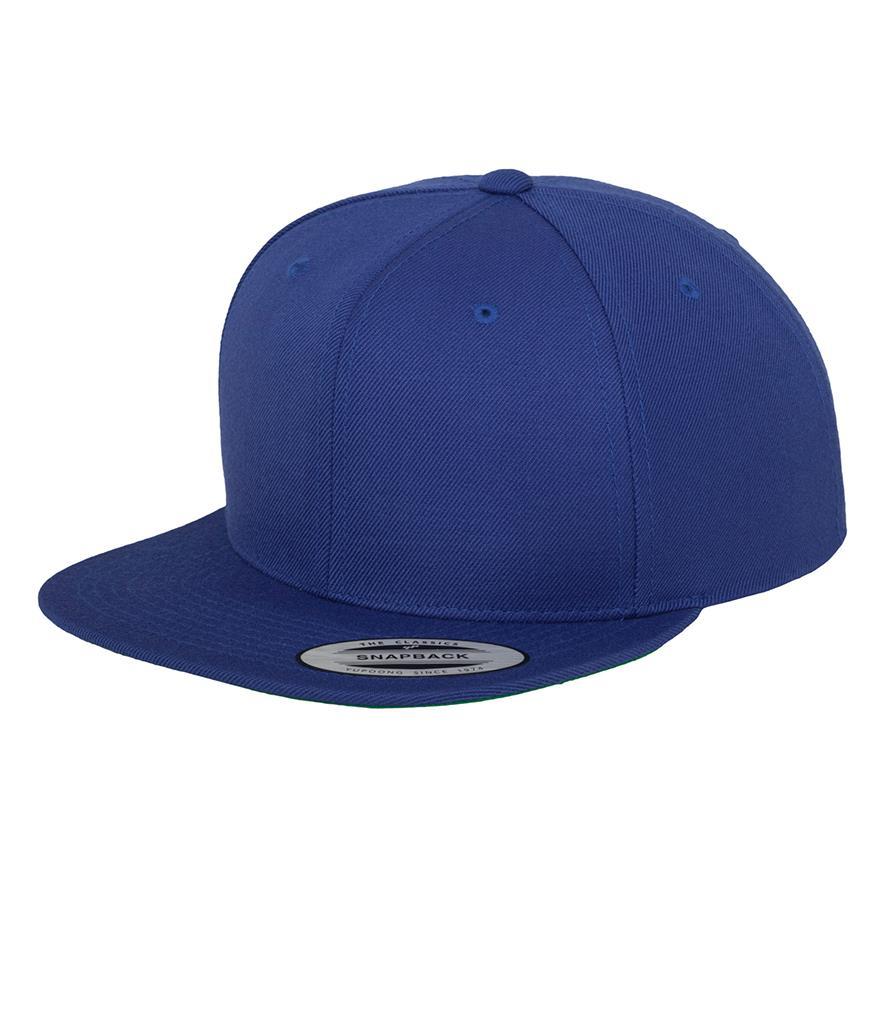 Klassieke Snapback pet royal blauw