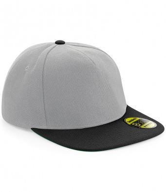 Originele platte Peak Snapback Cap Pet grijs zwart