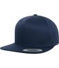 Snapback-pet van biologisch katoen blauw