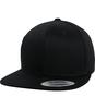 Snapback-pet van katoen zwart