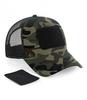 Snapback Trucker pet met patch retro stijl Camoflage groen leger