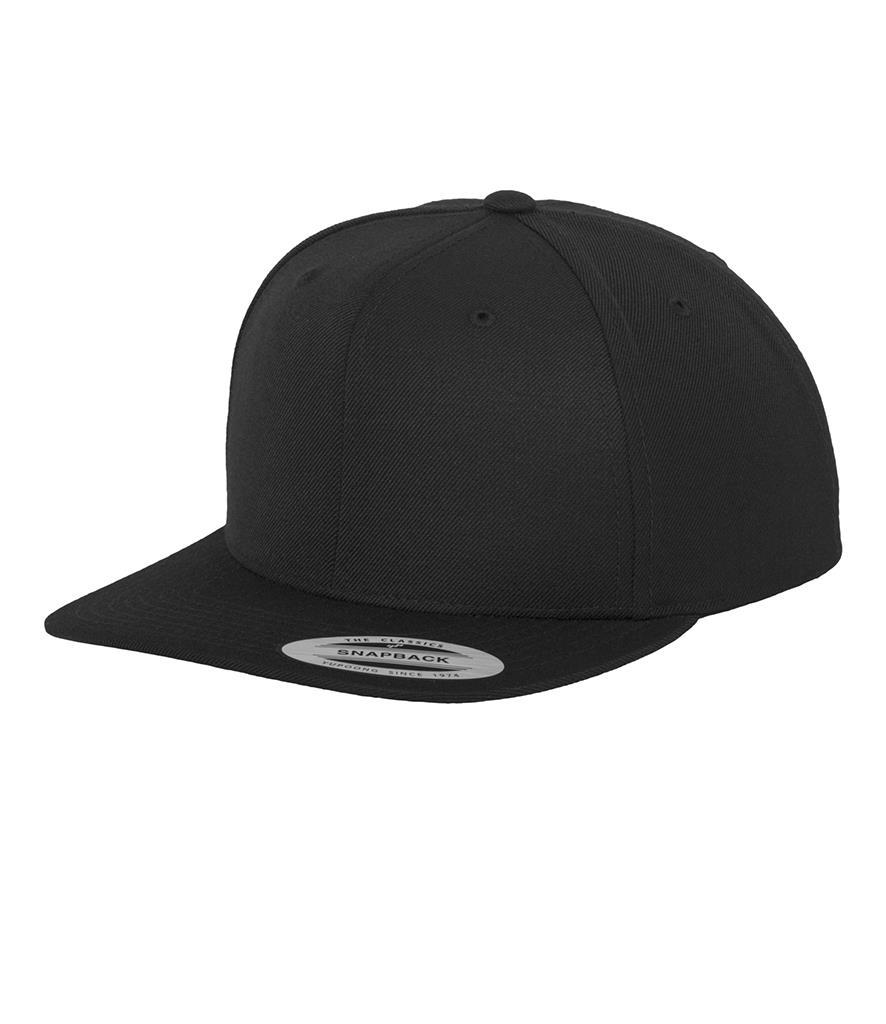 Zwarte Klassieke Snapback pet