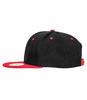Zwarte Pet met de klep in de kleur rood Volwassen Bronx Snapback Cap