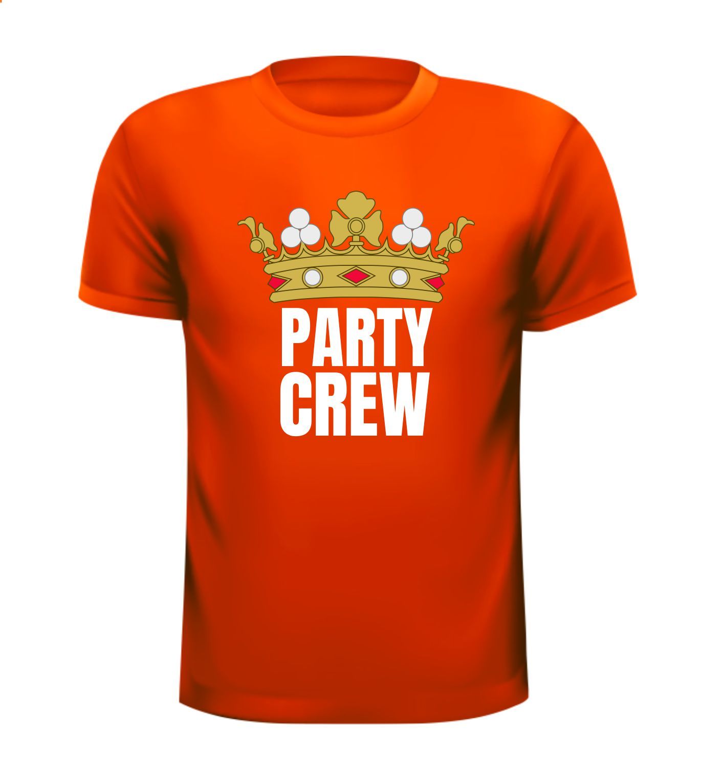 Koningsdag party crew T-shirt