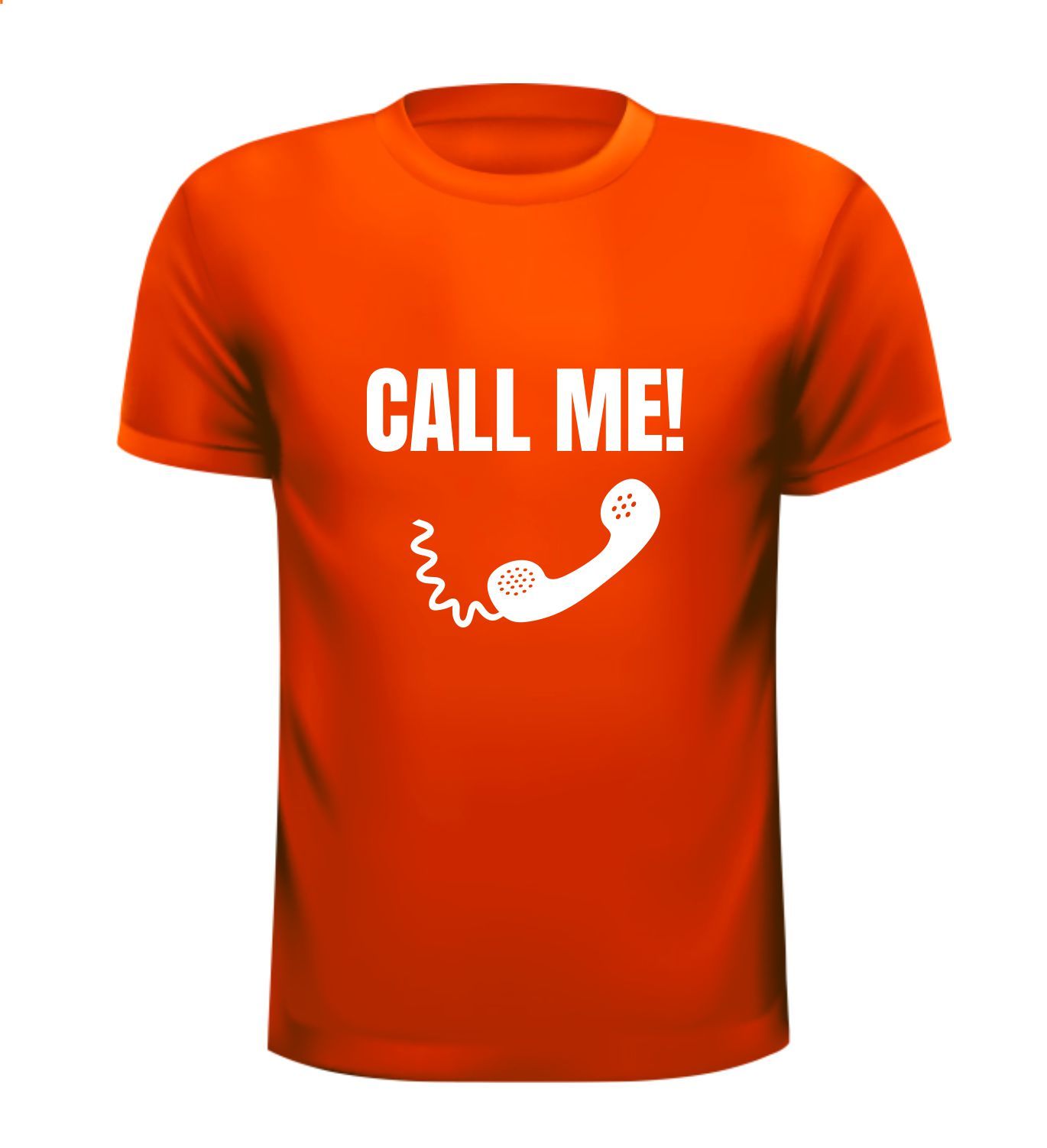 Koningsdag T-shirt call me! vrijgezel
