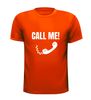 Koningsdag T-shirt call me! vrijgezel