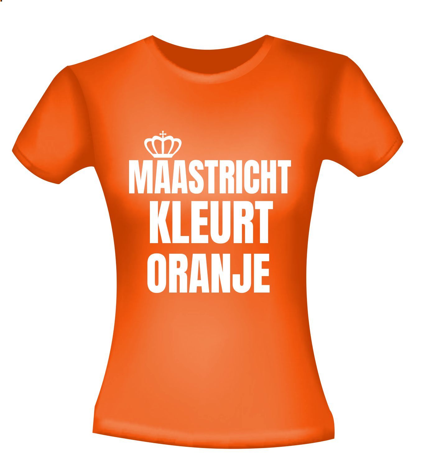 Koningsdag T-shirt Maastricht kleurt oranje 2022 koningsdag
