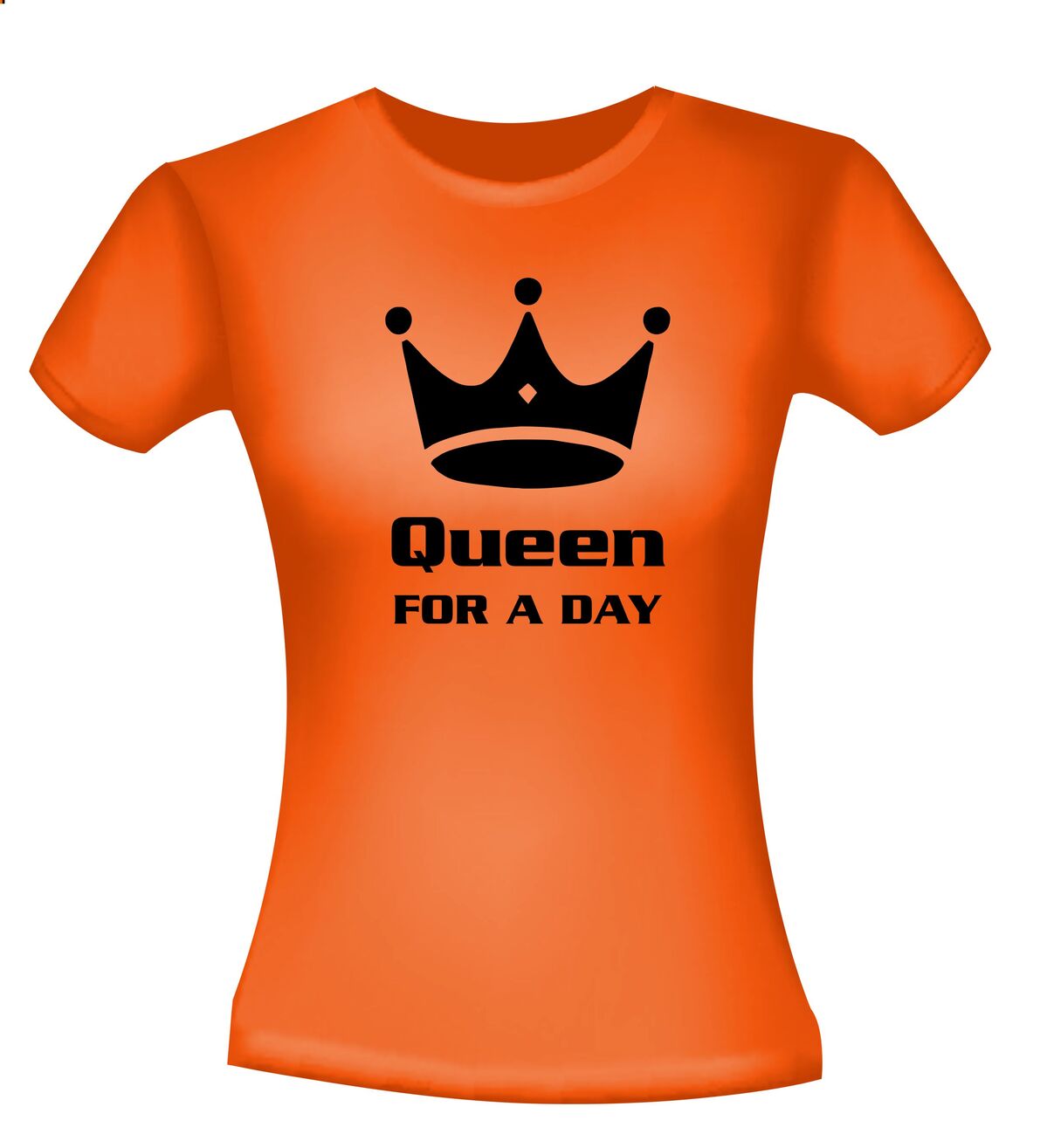 T-shirt Koningsdag Queen for a day